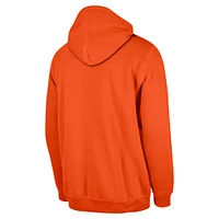 Sweat à capuche carreaux orange Cincinnati Bengals 3rd Down de New Era pour homme