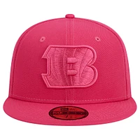 Casquette ajustée 59FIFTY rose des Bengals de Cincinnati New Era pour hommes