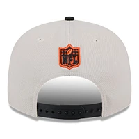 Casquette Snapback 9FIFTY historique Cincinnati Bengals 2024 Sideline New Era pierre/noir pour homme