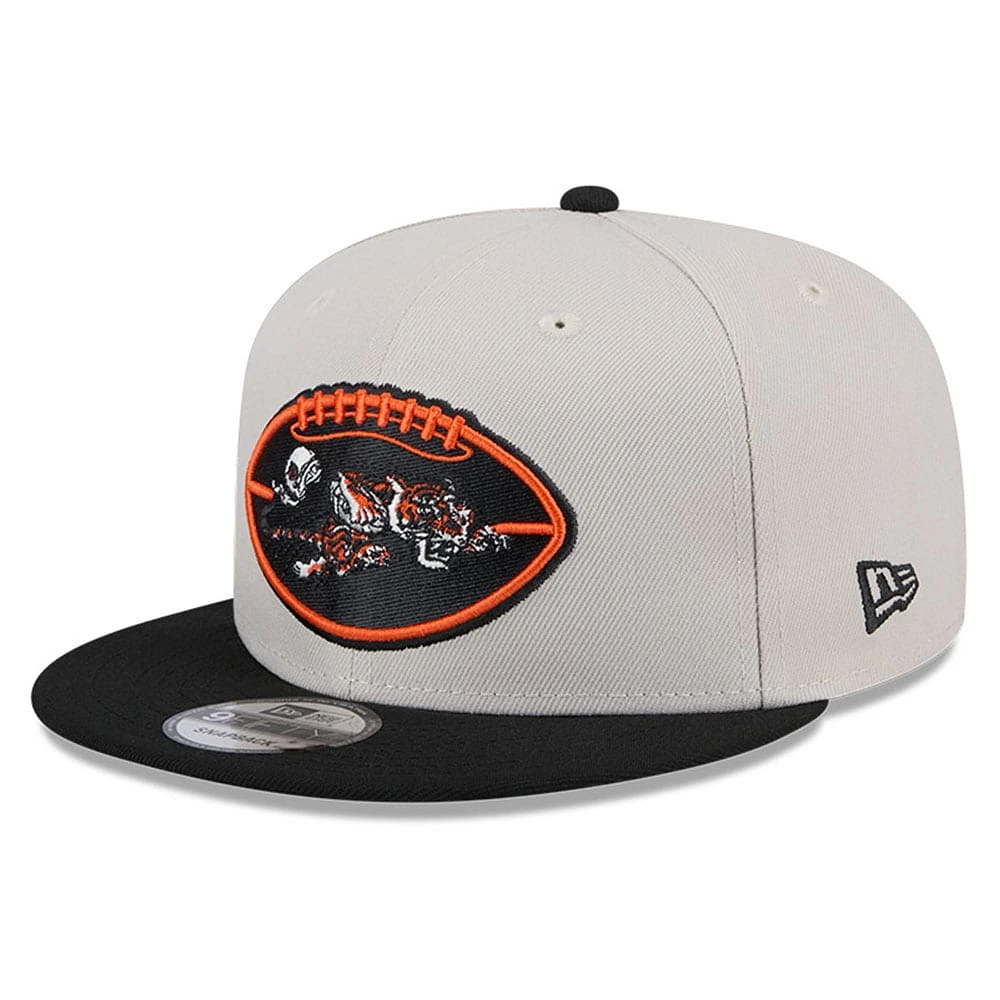 Casquette Snapback 9FIFTY historique Cincinnati Bengals 2024 Sideline New Era pierre/noir pour homme