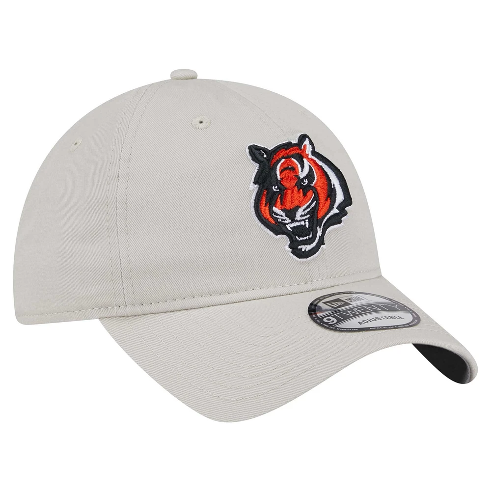 Casquette ajustable New Era Stone Cincinnati Bengals Playmaker 9TWENTY pour homme