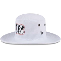 Bob New Era blanc pour homme des Bengals de Cincinnati 2024 NFL Training Camp Panama