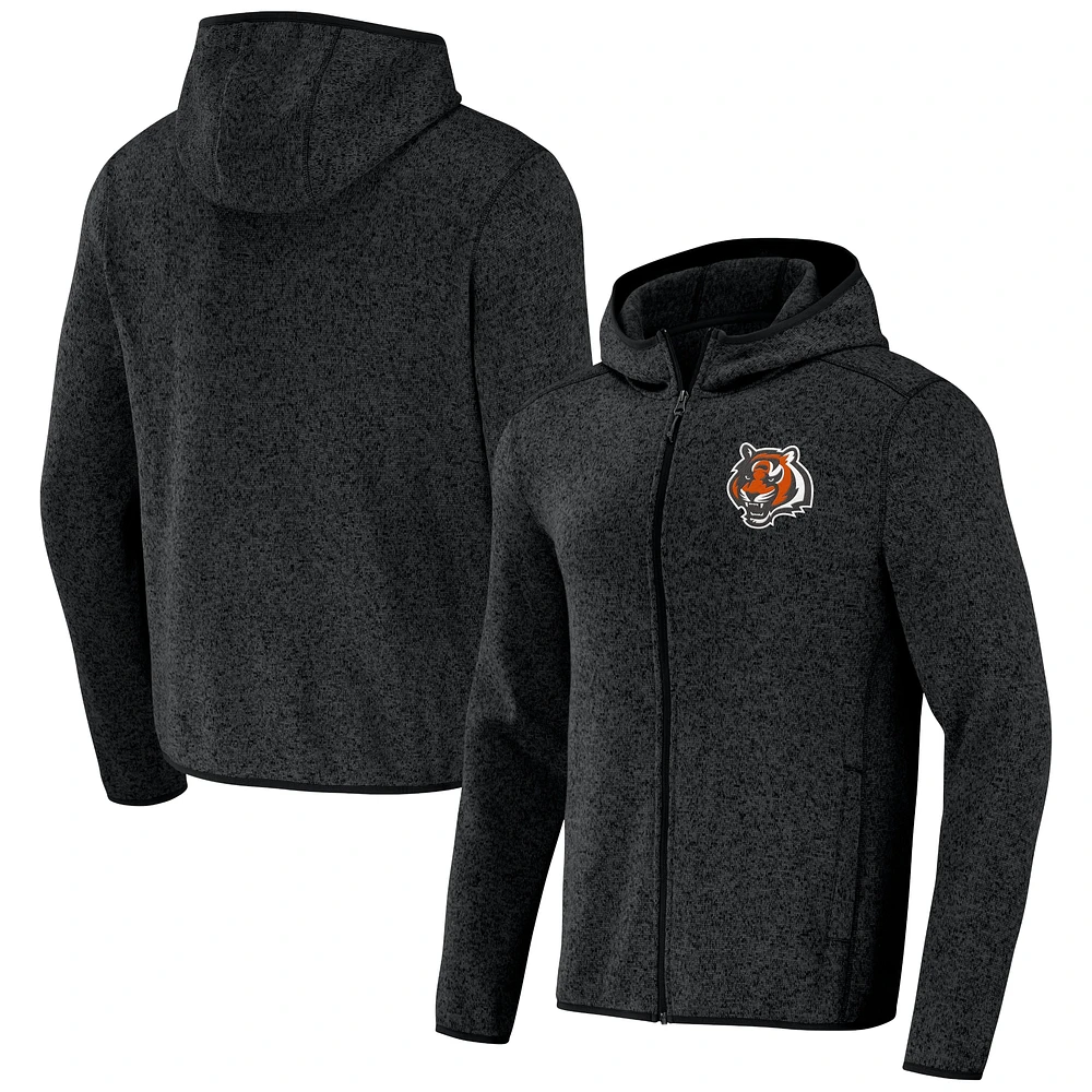 Sweat à capuche en polaire noir Cincinnati Bengals pour homme de la collection NFL x Darius Rucker par Fanatics