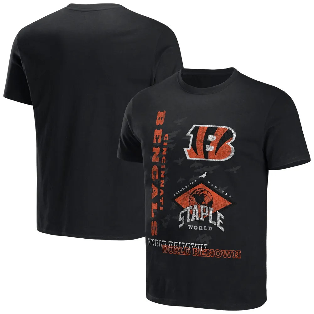 Lids Cincinnati Bengals NFL x Staple World Renowned Long Sleeve T-Shirt -  Black