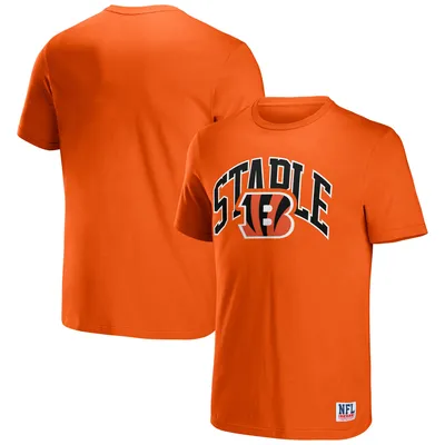 Cincinnati Bengals NFL x Staple Logo Lockup T-Shirt - Orange