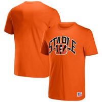 Men's NFL x Staple Orange Cincinnati Bengals Logo Lockup T-Shirt