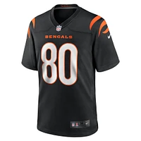 Men's Nike Andrei Iosivas  Black Cincinnati Bengals Team Game Jersey