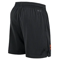 Short Nike noir Cincinnati Bengals 2024 Sideline Performance en maille pour homme