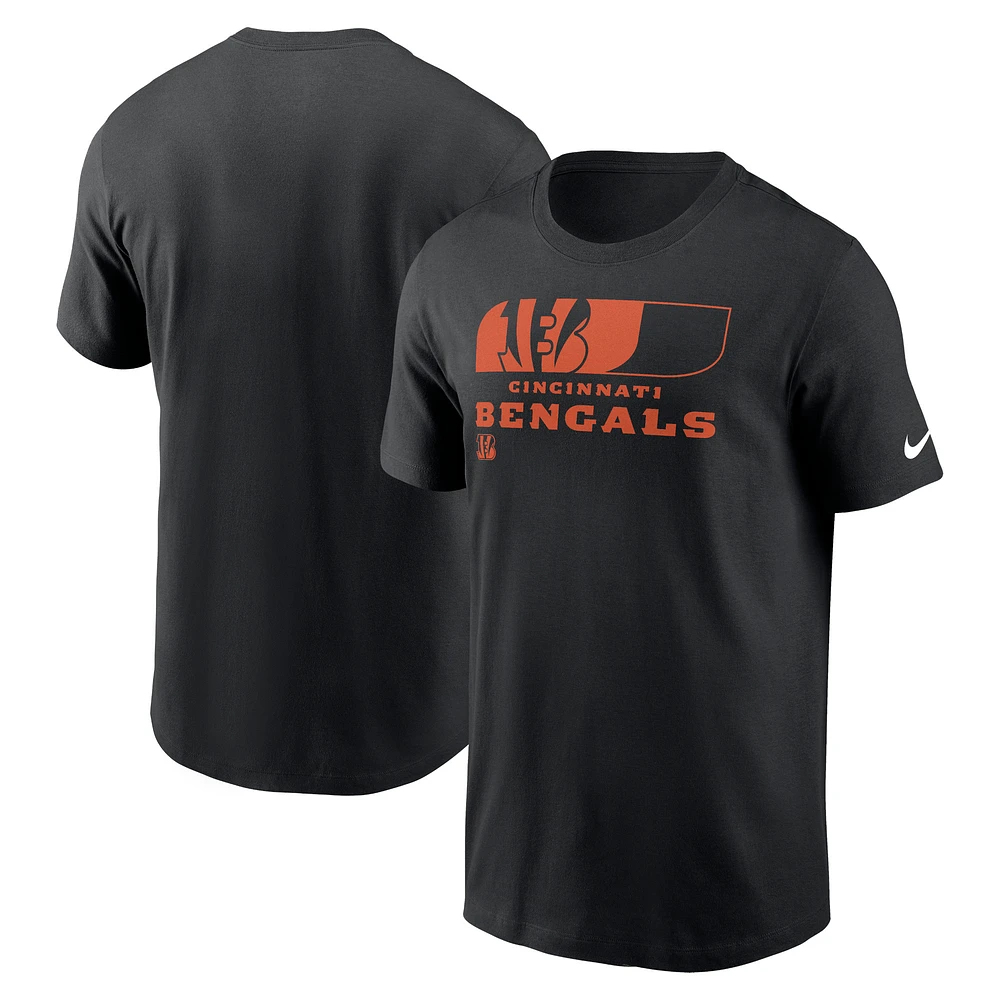 Men's Nike Black Cincinnati Bengals Air Essential T-Shirt