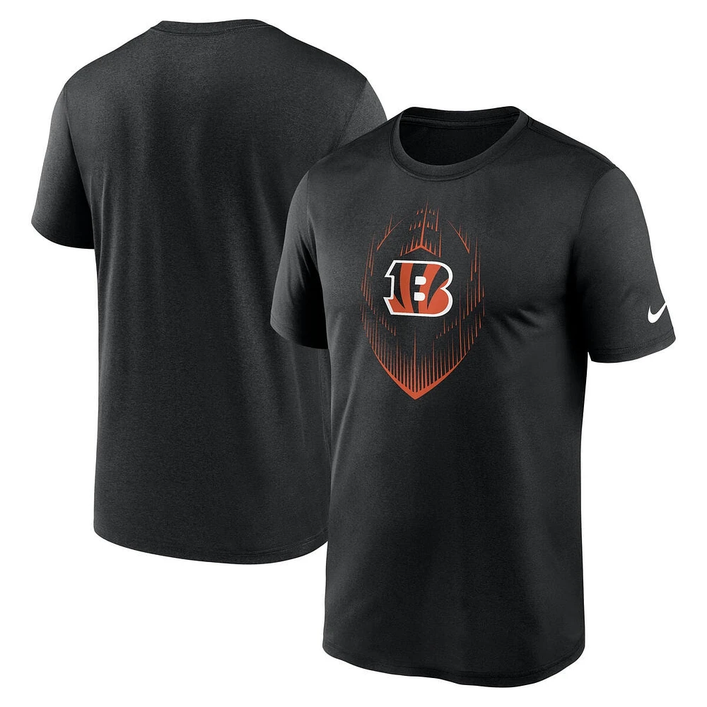 T-shirt Nike noir Cincinnati Bengals Big & Tall Blitz Legend Icon pour homme