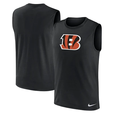 Men's Nike Black Cincinnati Bengals Blitz Legend Muscle Perform Tank Top