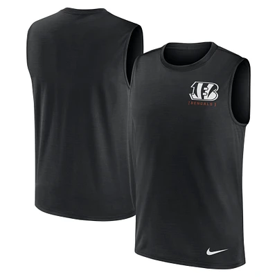 Débardeur Nike noir à grand logo pour homme Cincinnati Bengals