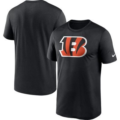 Men's Nike Black Cincinnati Bengals Logo Essential Legend Team Performance T-Shirt