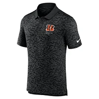 Polo Nike noir Cincinnati Bengals Fashion Performance en piqué pour homme