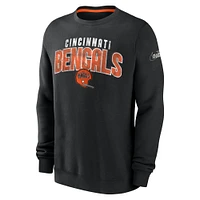 Men's Nike Black Cincinnati Bengals Rewind Club Pullover Sweatshirt