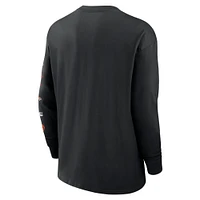 Men's Nike Black Cincinnati Bengals Rewind Heavy Max90 Pocket Long Sleeve T-Shirt