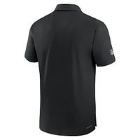 Polo de performance Nike pour hommes, Cincinnati Bengals Sideline Coaches, noir