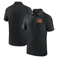 Polo de performance Nike pour hommes, Cincinnati Bengals Sideline Coaches, noir