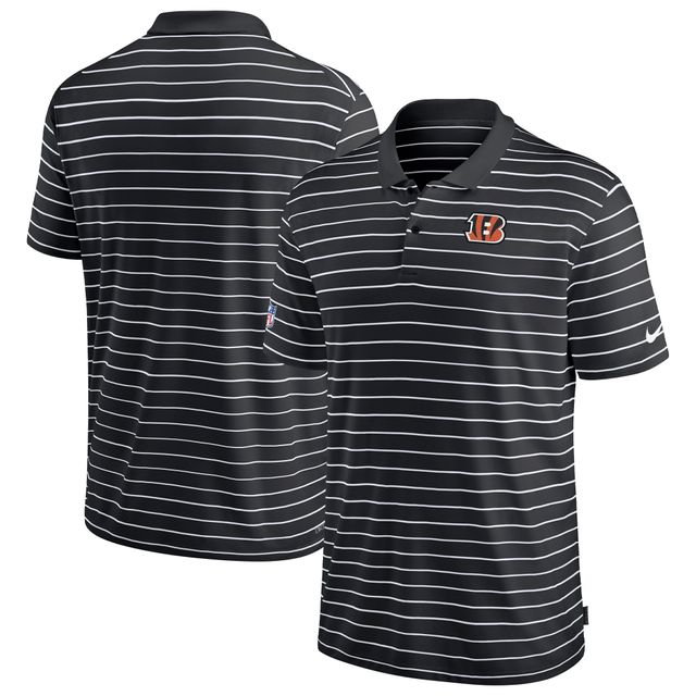 Polo de performance Nike noir pour hommes des Bengals Cincinnati Sideline Lock Up Victory