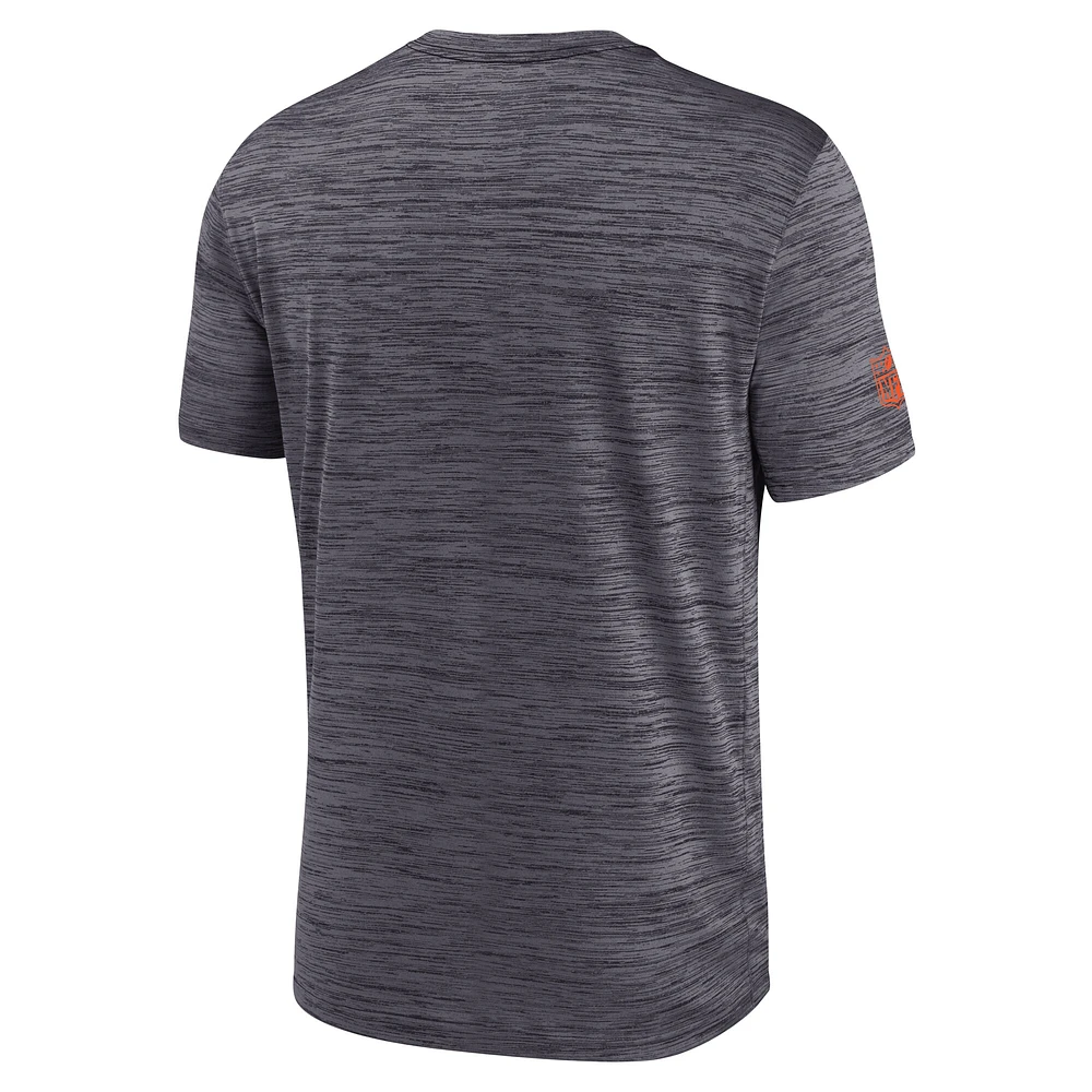 T-shirt Nike Performance Sideline Velocity pour homme, noir