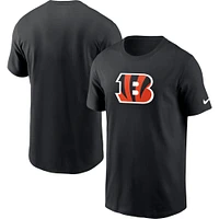 T-shirt à logo principal de l'équipe des Bengals Cincinnati Nike pour homme, noir