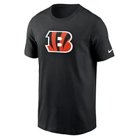 T-shirt à logo principal de l'équipe des Bengals Cincinnati Nike pour homme, noir