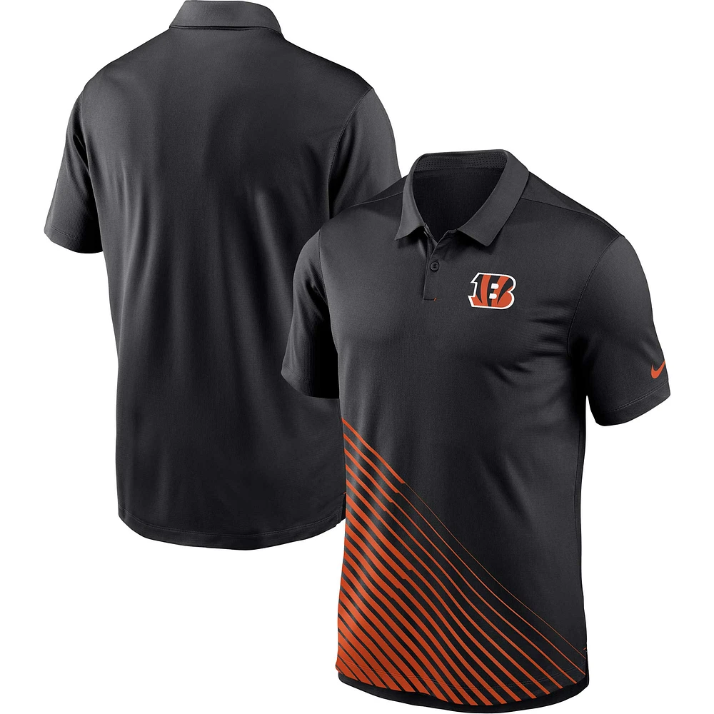 Polo Nike Cincinnati Bengals Vapor Performance pour homme - Noir