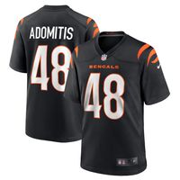 Men's Nike Cal Adomitis Black Cincinnati Bengals Game Player Jersey