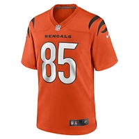 Maillot de joueur retraité Nike Chad Johnson Orange des Bengals Cincinnati pour hommes