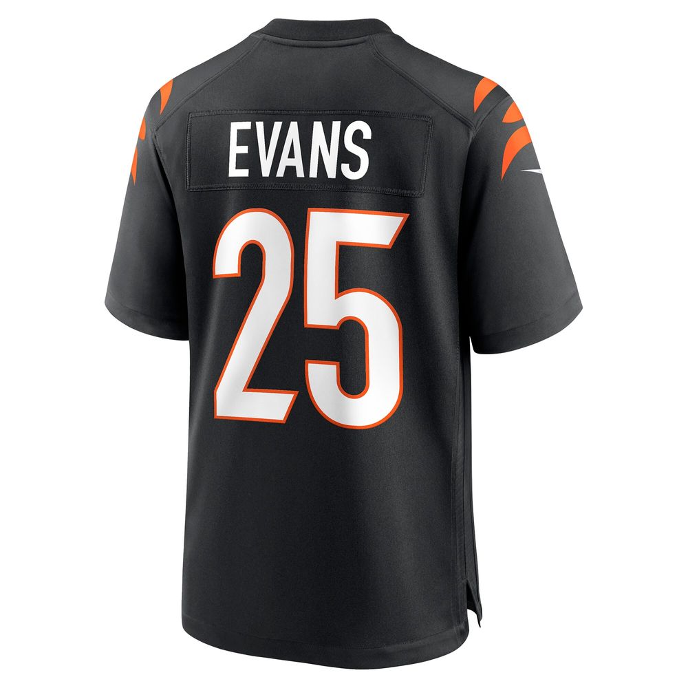 Men's Nike Chris Evans Black Cincinnati Bengals Game Jersey