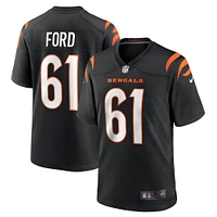 Maillot de match Nike Cody Ford des Bengals Cincinnati pour homme, noir