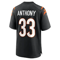 Maillot de match Nike Daijahn Anthony pour homme, noir, Cincinnati Bengals