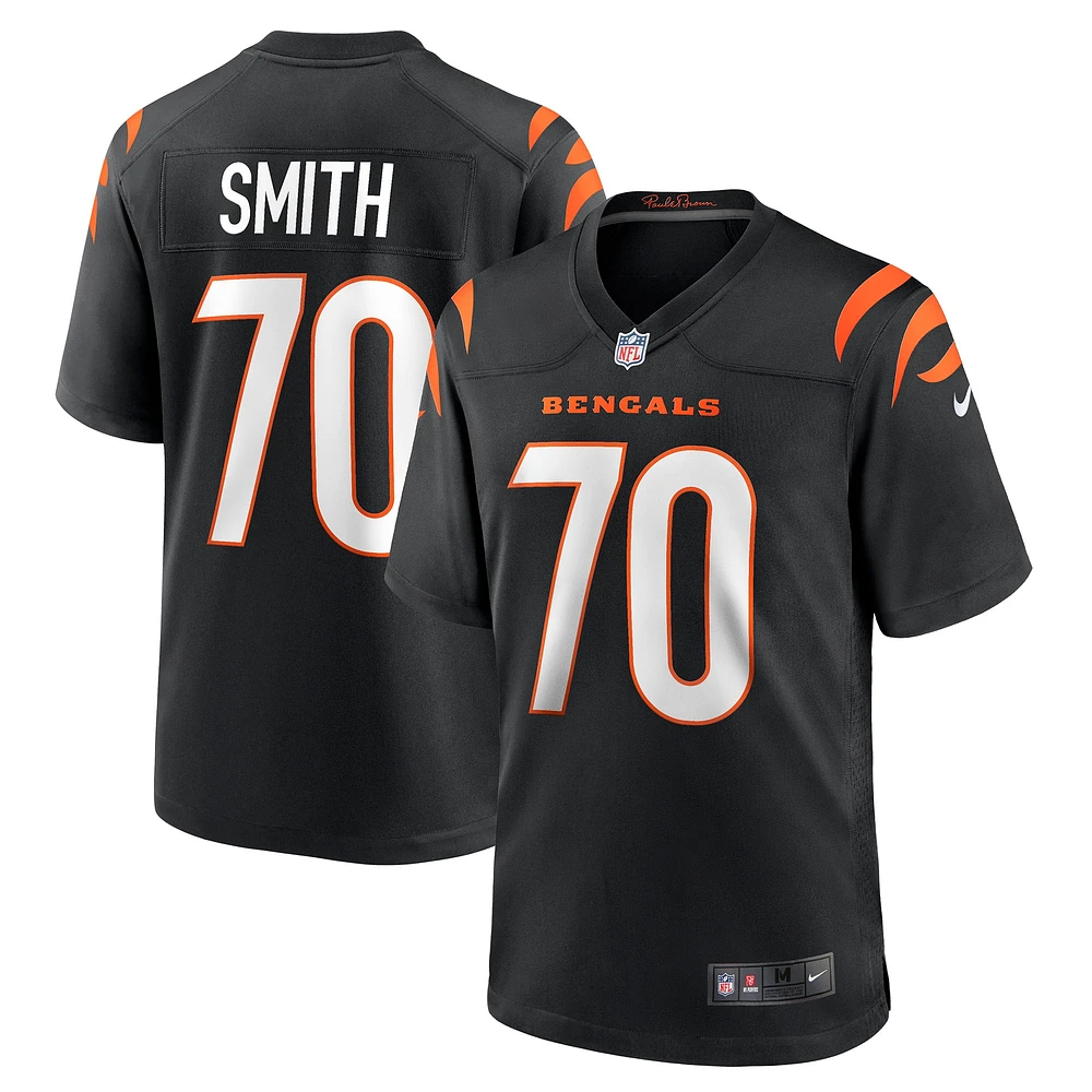 Maillot de match des Bengals Cincinnati Nike D'Ante Smith pour homme noir