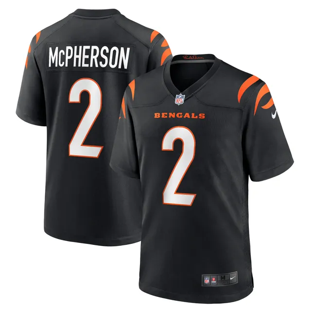 Men's Nike Evan McPherson Black Cincinnati Bengals Game Jersey Size: Small