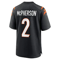 Men's Nike Evan McPherson Black Cincinnati Bengals Game Jersey