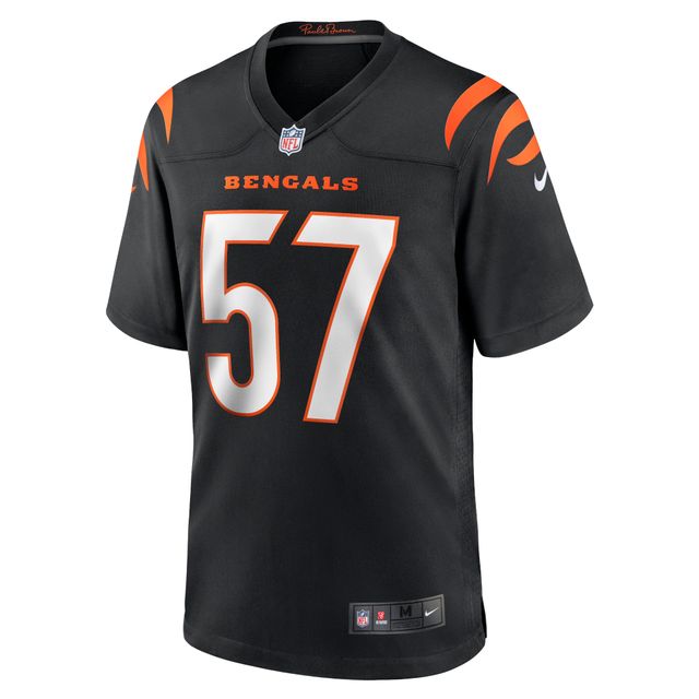 Maillot de match Nike Germaine Pratt noir pour hommes des Bengals Cincinnati