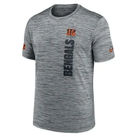 Men's Nike Gray Cincinnati Bengals Sideline Velocity Performance T-Shirt