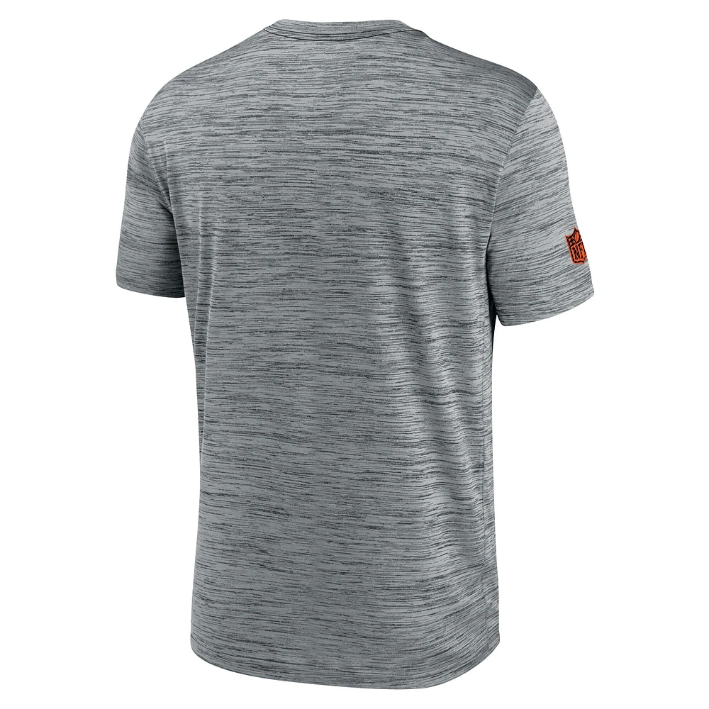 Men's Nike Gray Cincinnati Bengals Sideline Velocity Performance T-Shirt