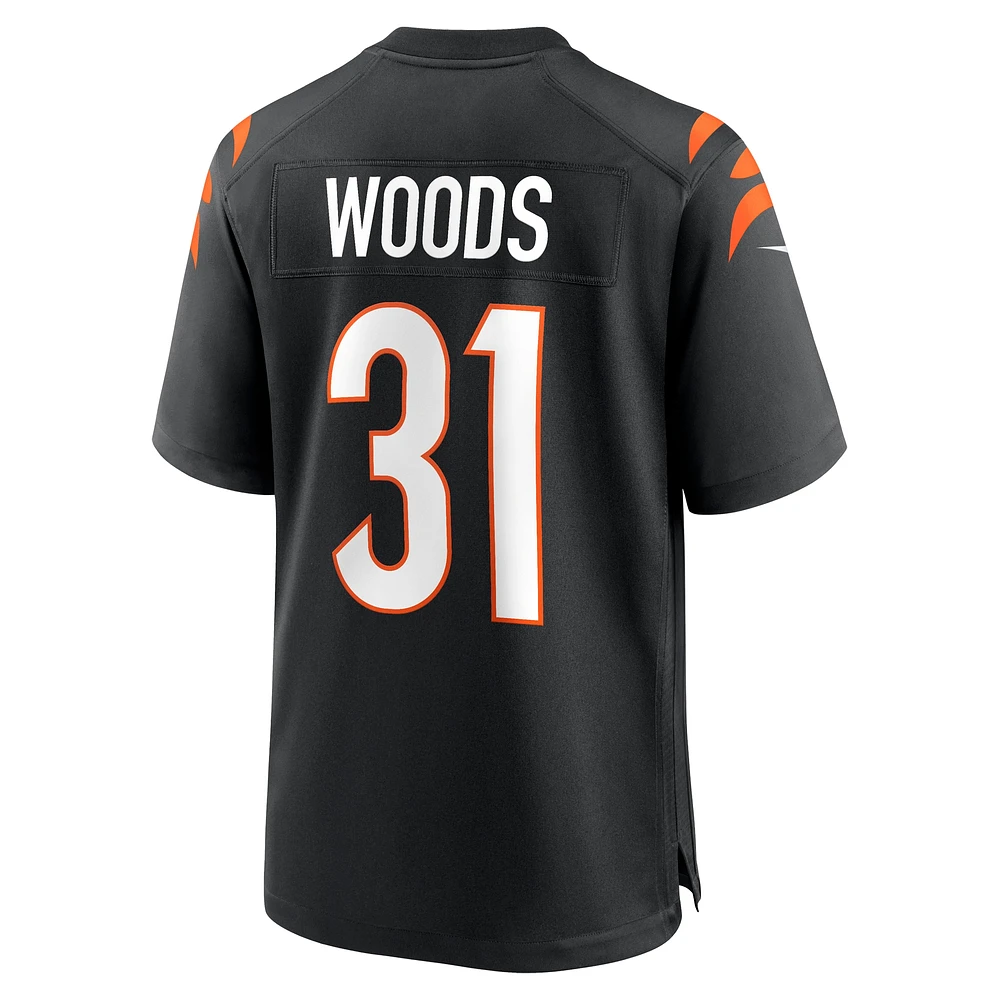 Maillot Nike Ickey Woods Cincinnati Bengals Retired Game pour homme Noir