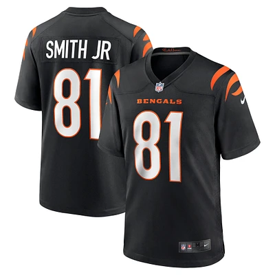 Maillot de match des Bengals Cincinnati Nike Irv Smith Jr. noir pour homme