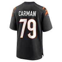 Men's Nike Jackson Carman Black Cincinnati Bengals Game Jersey