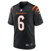 Men's Nike Jake Browning Black Cincinnati Bengals Game Jersey