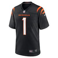 Men's Nike Ja'Marr Chase Black Cincinnati Bengals Game Jersey