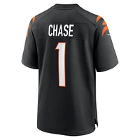 Men's Nike Ja'Marr Chase Black Cincinnati Bengals Game - Jersey