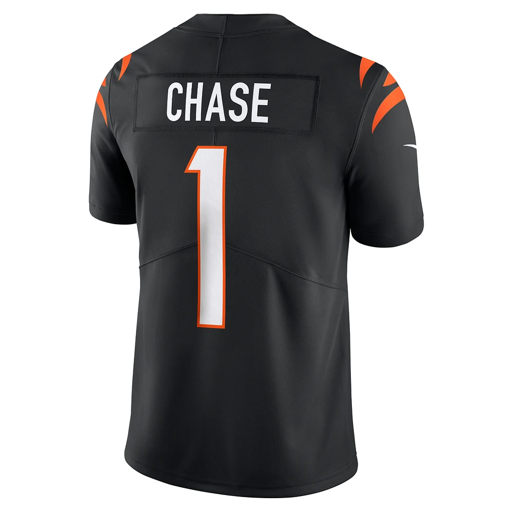 Maillot Nike Ja'Marr Chase noir Cincinnati Bengals Vapor Untouchable Limited pour homme