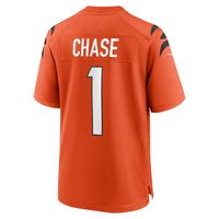 Nike Men's Nike Ja'Marr Chase Orange Cincinnati Bengals Alternate