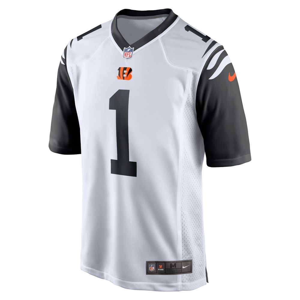 Nike Men's Nike Ja'Marr Chase White Cincinnati Bengals Alternate Game  Player Jersey