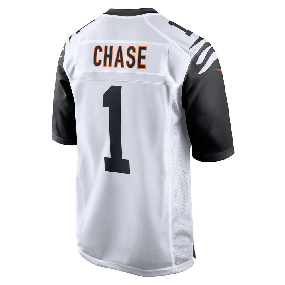 Nike Men's Nike Ja'Marr Chase White Cincinnati Bengals Alternate Game  Player Jersey