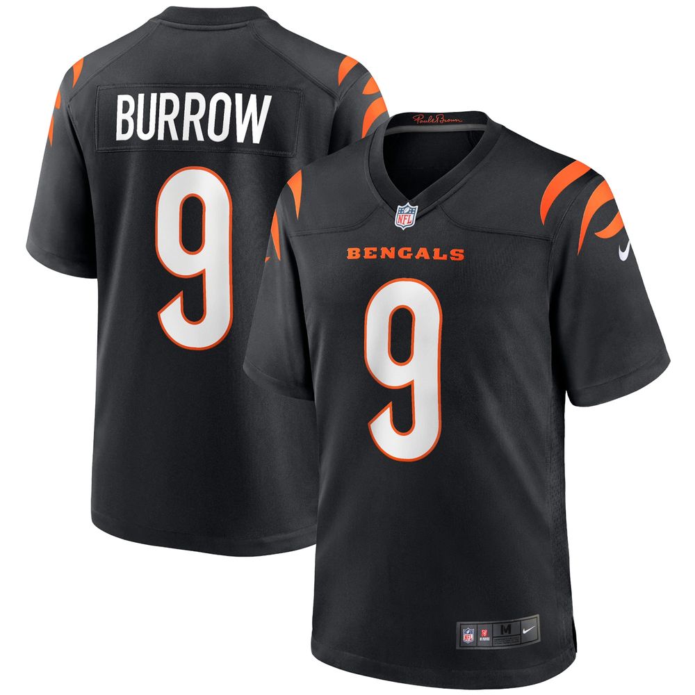 Men's Nike Joe Burrow Black Cincinnati Bengals Game - Jersey