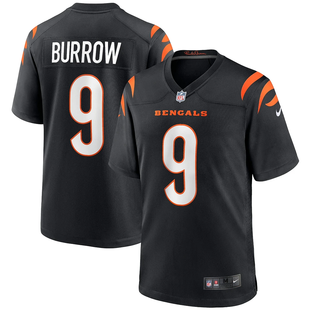 Homme Nike Joe Burrow Black Cincinnati Bengals Game - Maillot